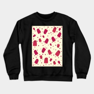 Raspberry sorbet Kawaii Sweet Raspberry Sorbet Time pattern Crewneck Sweatshirt